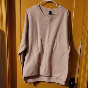 Lands' End Men's Tan Crewneck Thermal